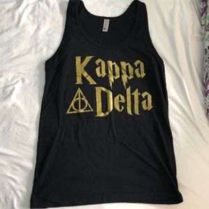 Kappa Delta / Harry Potter themed tank